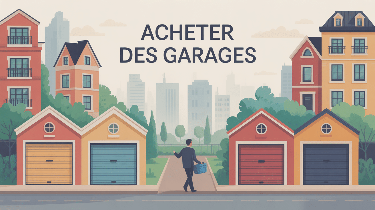 acheter des garages illustration garages urbains