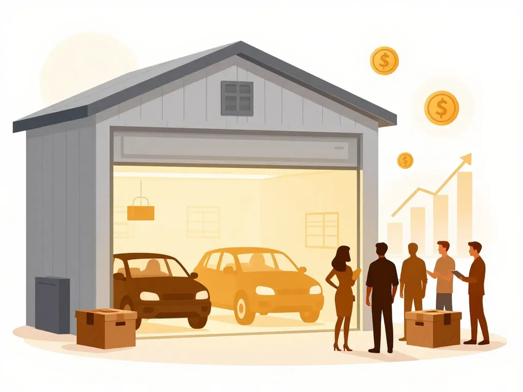 acheter un garage et le louer illustration rentabilité