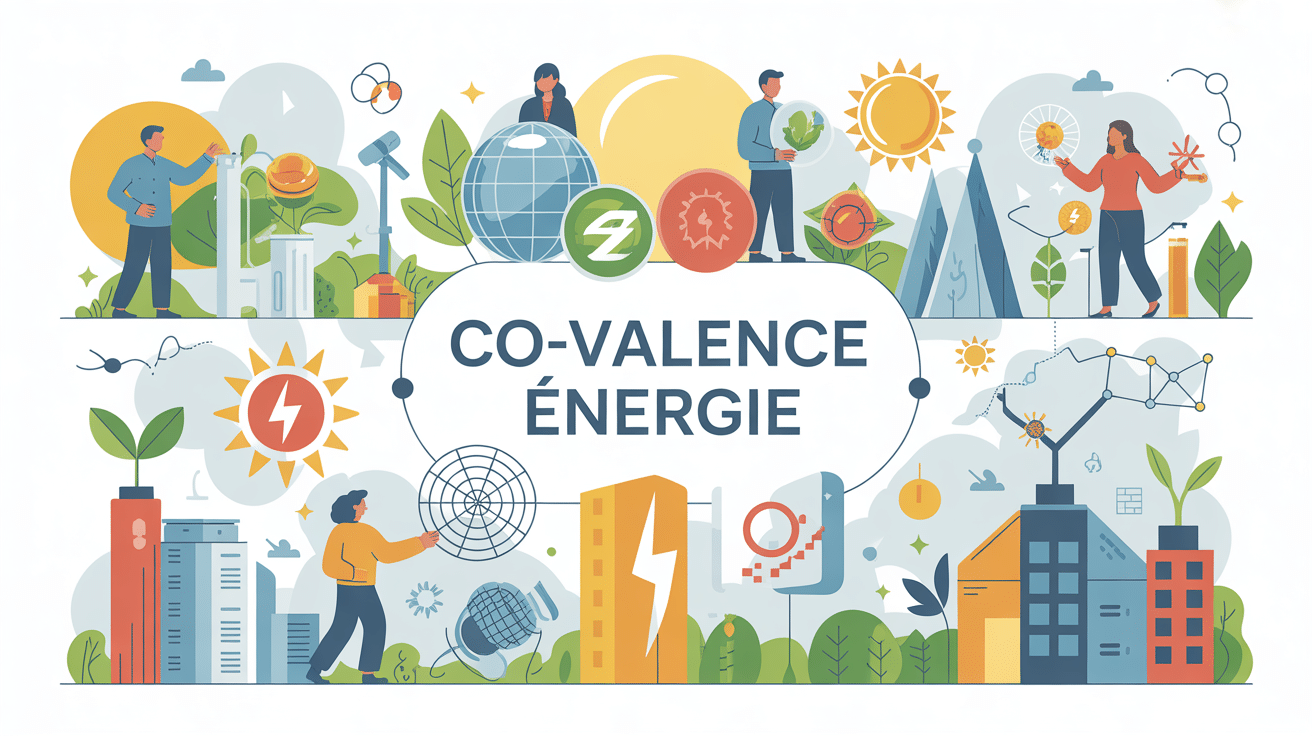 co-valence énergie collaboration acteurs illustration