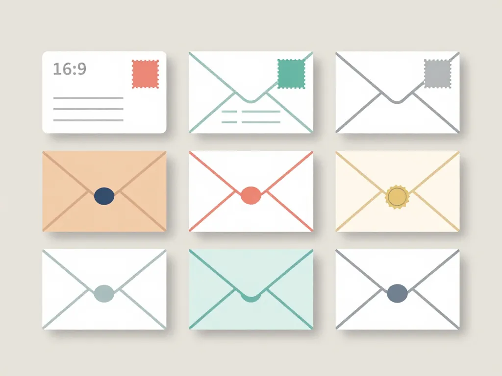 diagramme concept enveloppe libellée distinctions