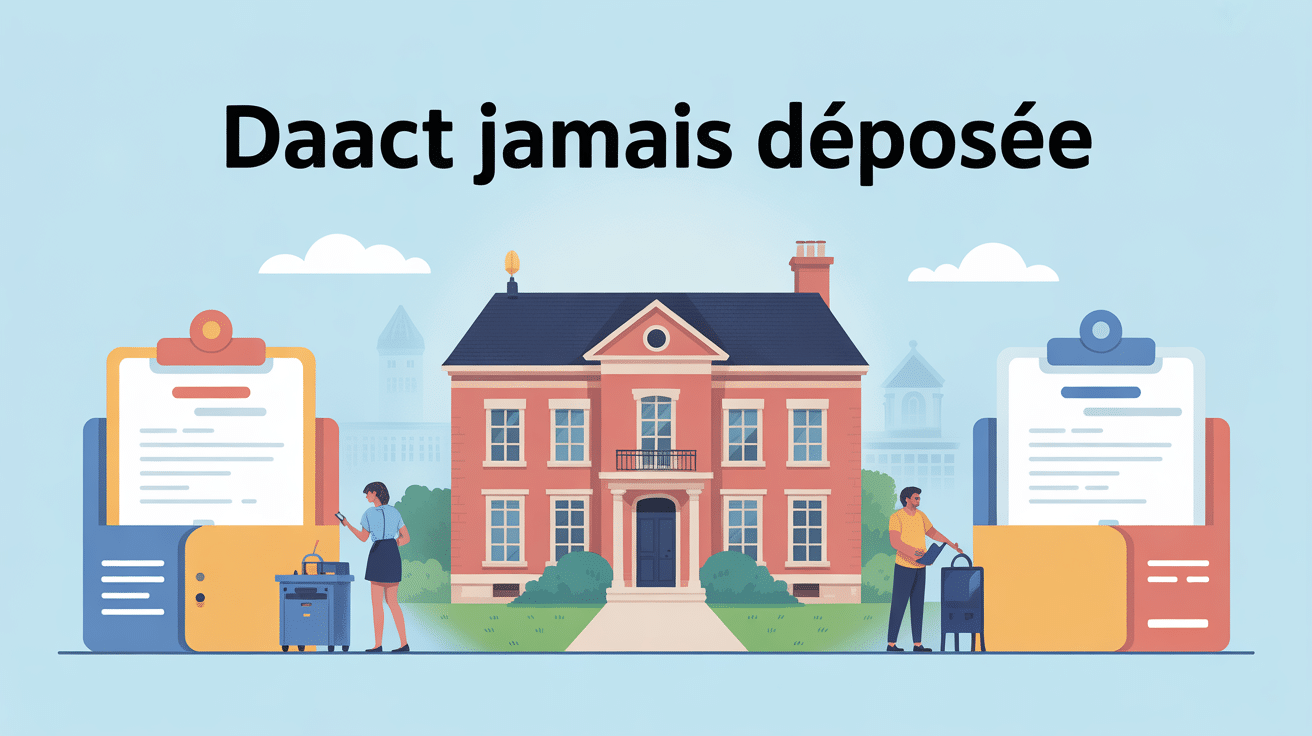 illustration daact jamais déposée dossier mairie