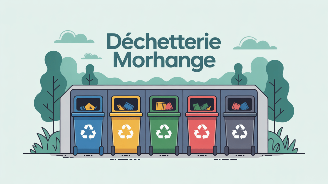 illustration déchetterie morhange gestion des déchets