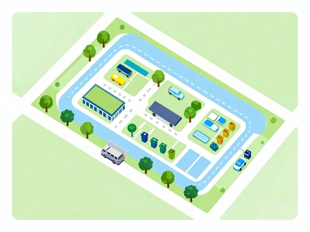 plan déchetterie morhange accès et organisation