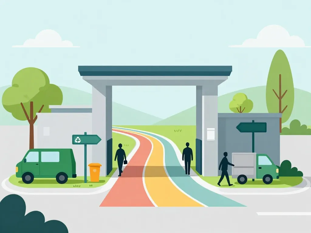 entrée déchetterie orgelet accès pratique