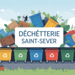 illustration déchetterie saint sever ambiance moderne