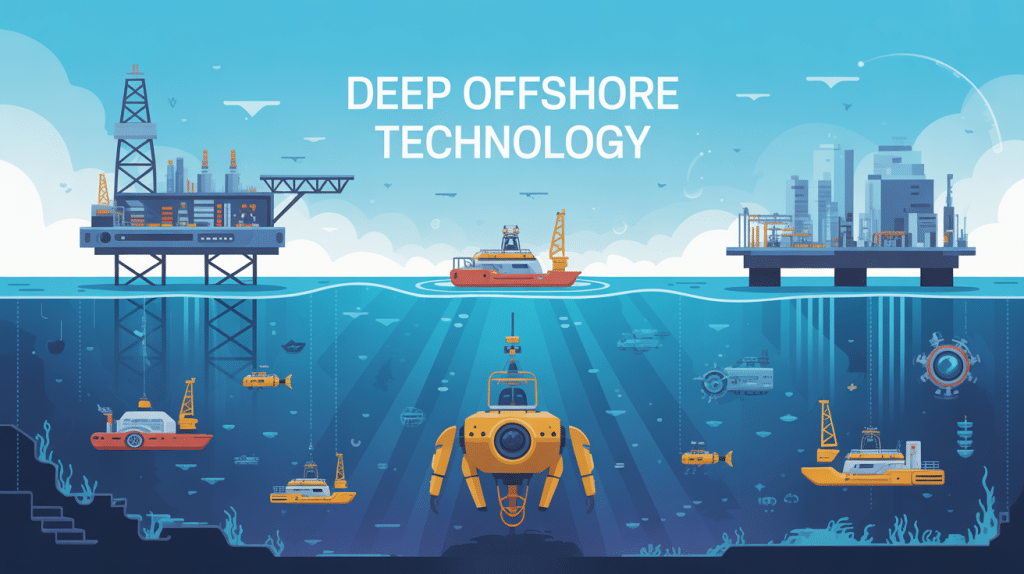 deep offshore technology plateforme et robot sous-marin