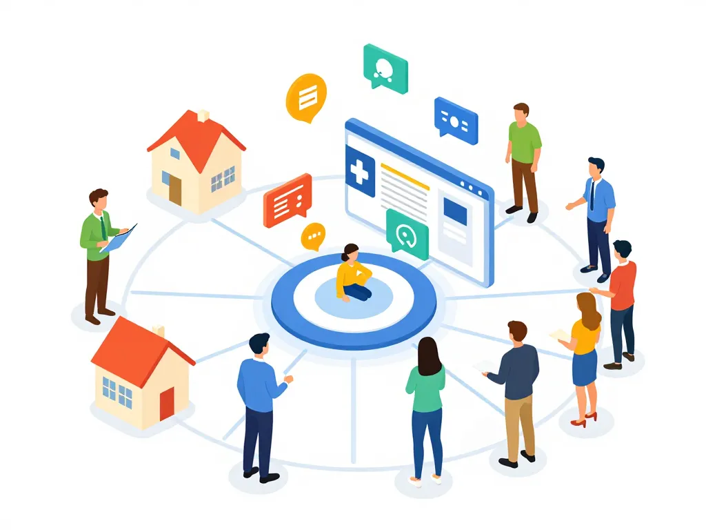 plateforme et groupes interconnectés, services habitatparticipatif net