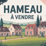illustration principale hameau a vendre ambiance rurale