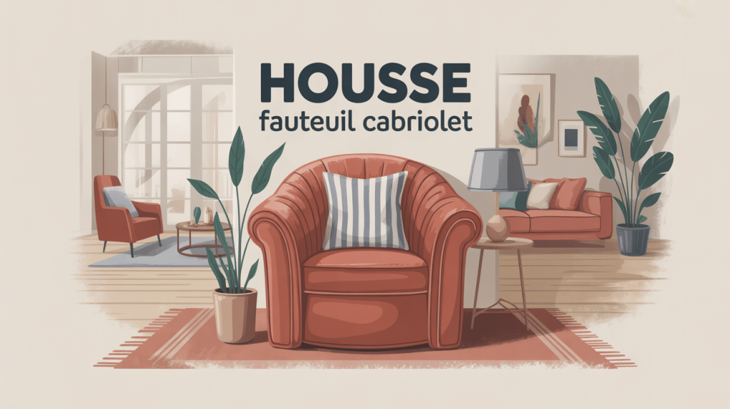 housse fauteuil cabriolet sur fauteuil moderne