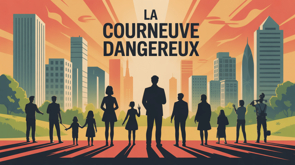 la courneuve quartier dangereux vue ville transformation