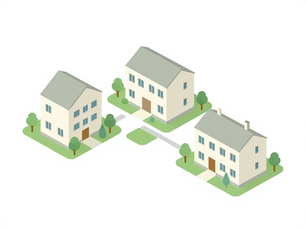Les Barns diagramme appartements duplex maisons