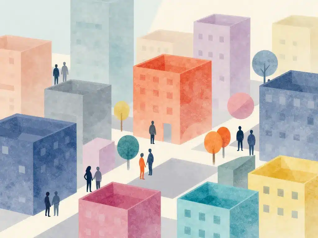 Métaphore visuelle quartiers sensibles à Blois