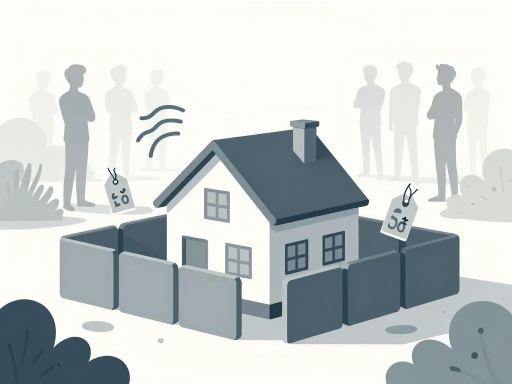 maison mitoyenne invendable freins acheteurs