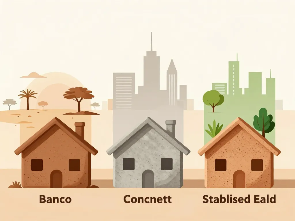 maison niger comparaison matériaux construction