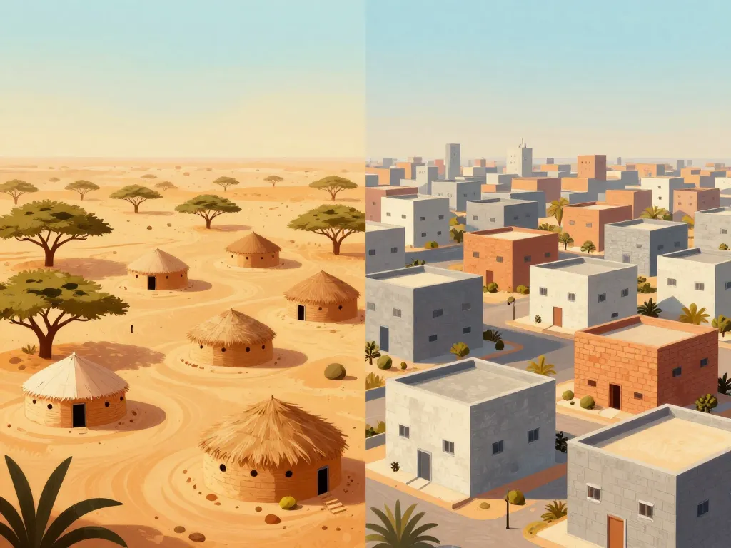 maison niger panorama urbain rural typologies