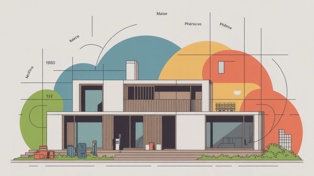 illustration maison phenix 1980 rénovation analyse