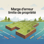 illustration globale marge d'erreur limite de propriété
