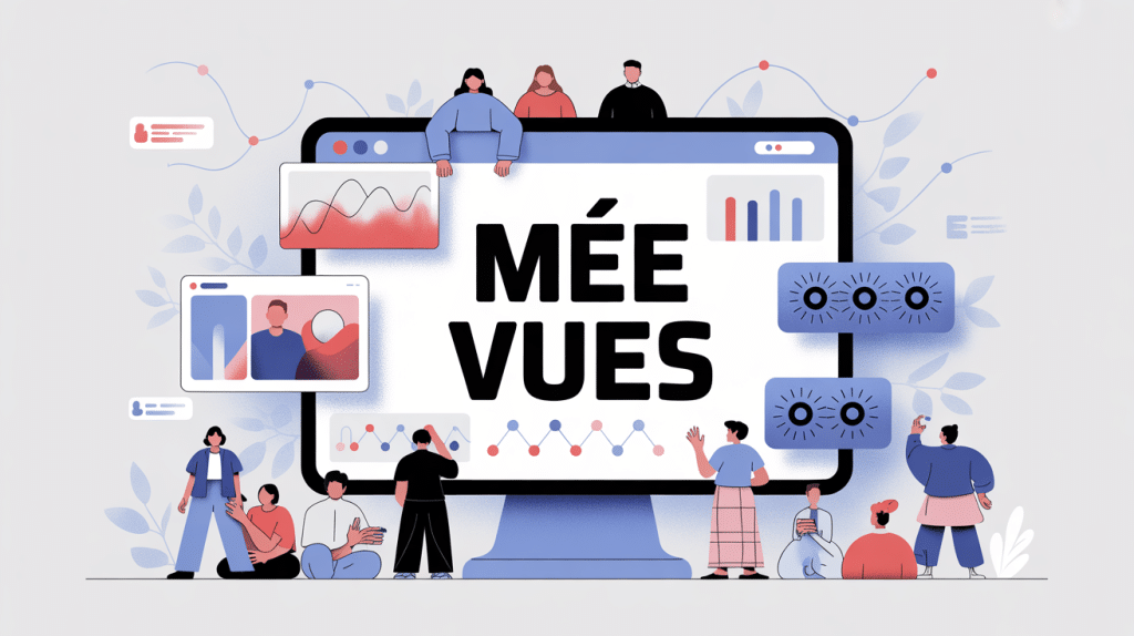illustration mee vues marketing digital visibilité