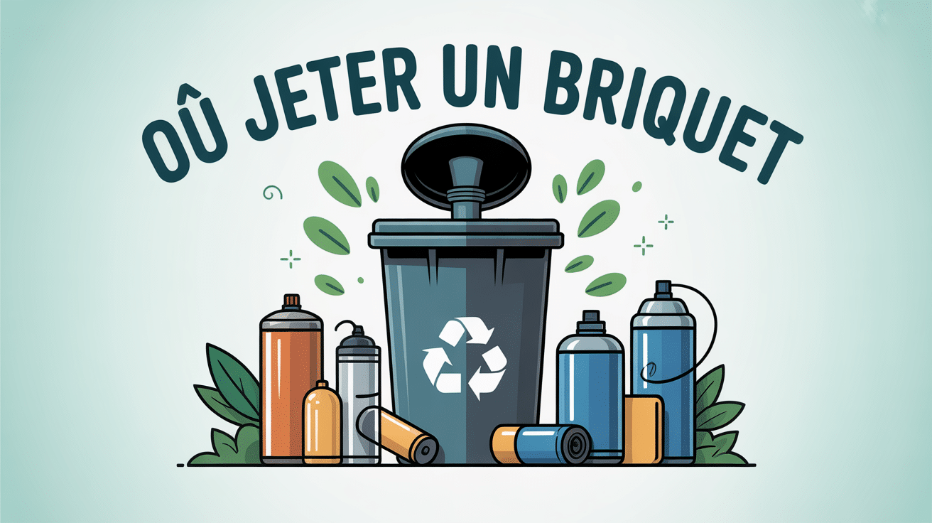 ou jeter briquet poubelle tri éco responsable