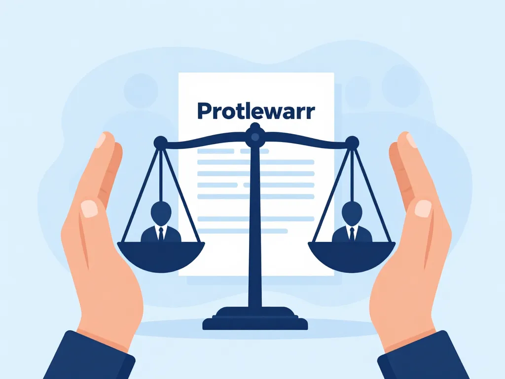 Symbole juridique du problème locataire sous curatelle