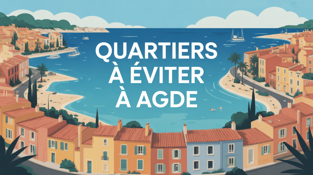 quartier à éviter à agde vue générale contrastée