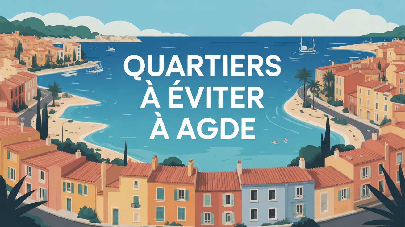quartier à éviter à agde vue générale contrastée