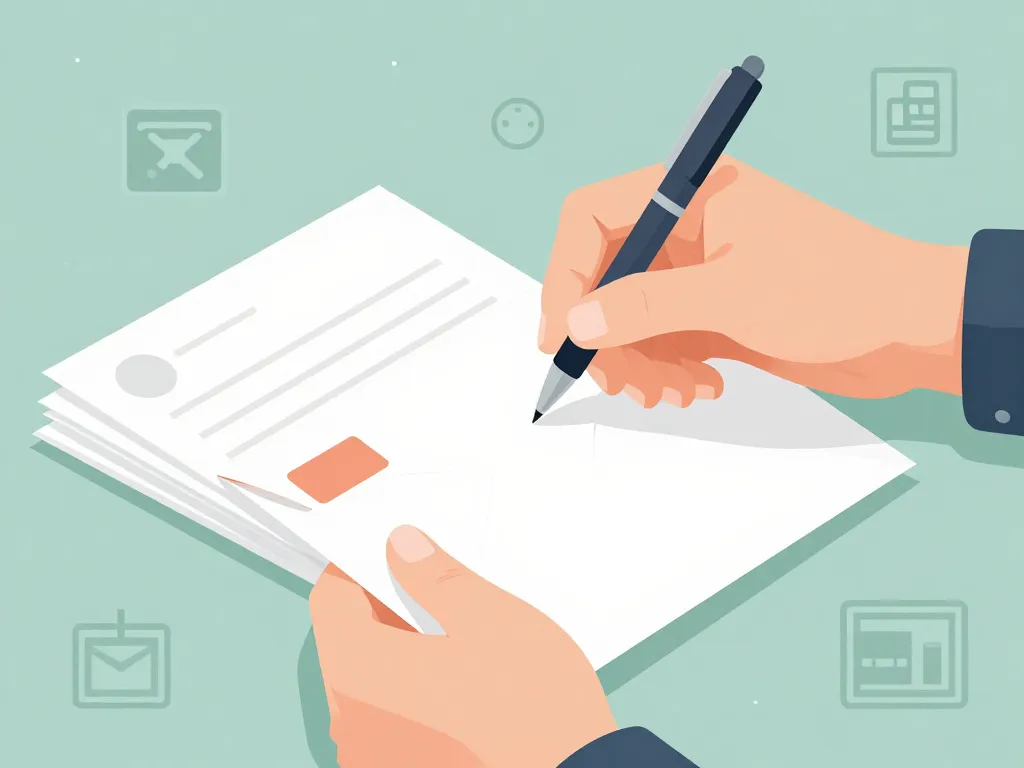 illustration règles postales enveloppe libellée conforme