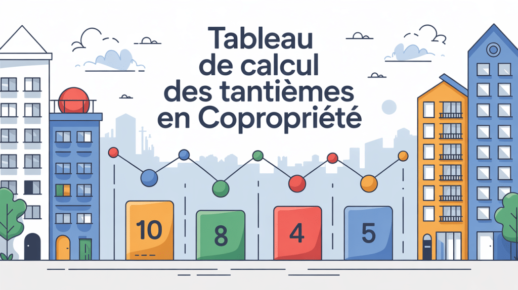 illustration tableau calcul tantième en copropriété