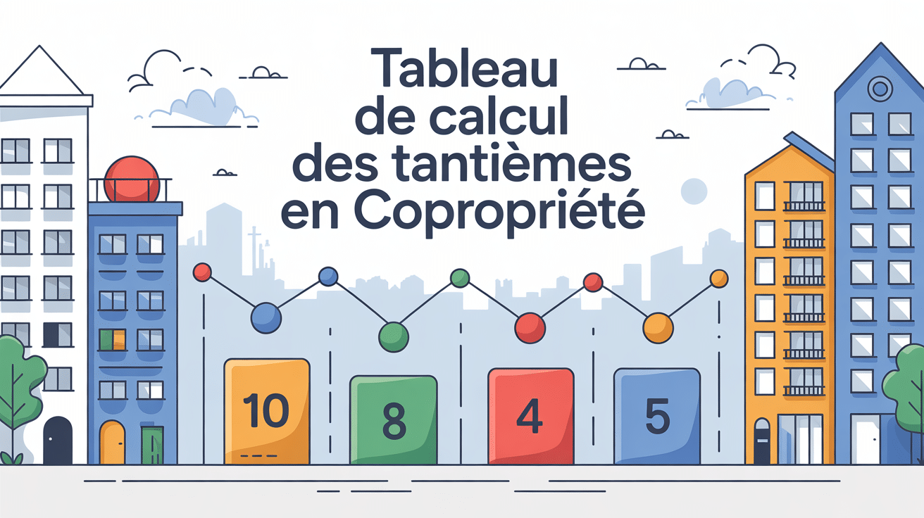 illustration tableau calcul tantième en copropriété