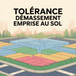 tolérance dépassement emprise au sol schéma règlementaire