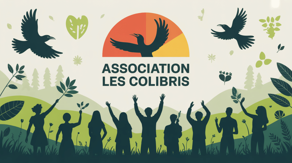 Illustration association les colibris mouvement citoyen écologiste