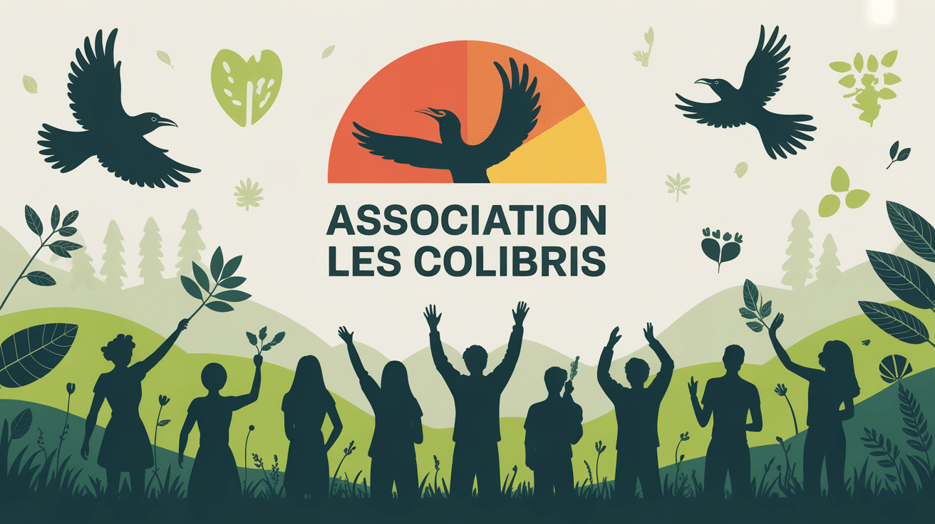 Illustration association les colibris mouvement citoyen écologiste