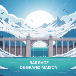 illustration barrage de grand maison alpes