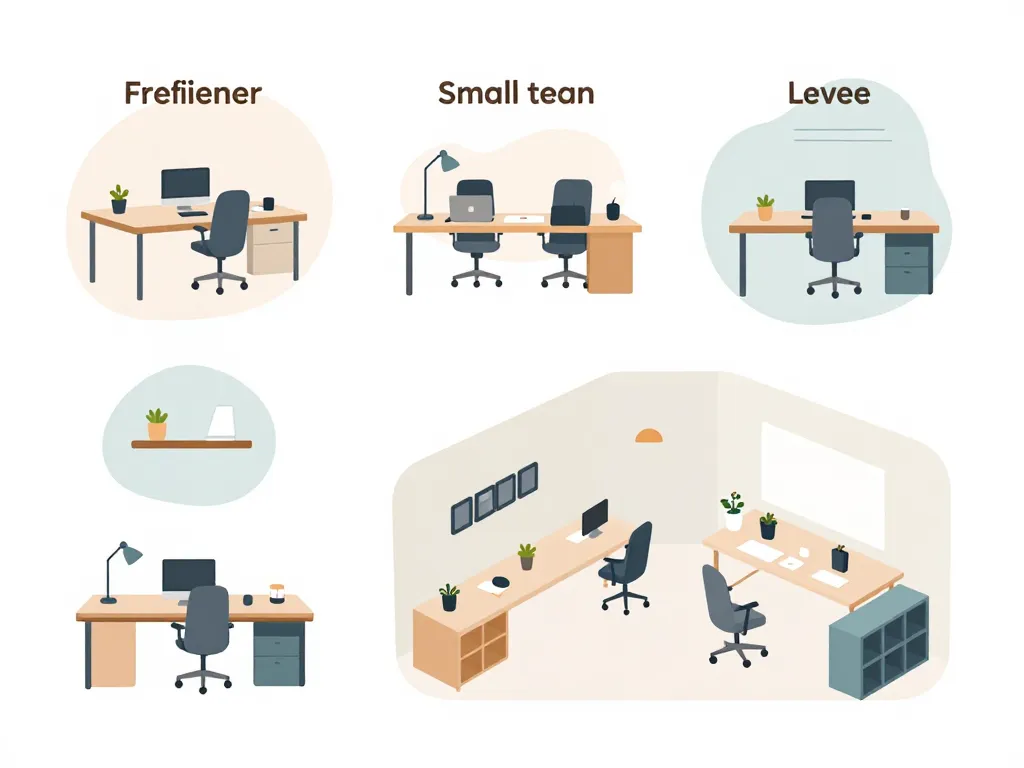 Schéma besoins bureau plan de campagne