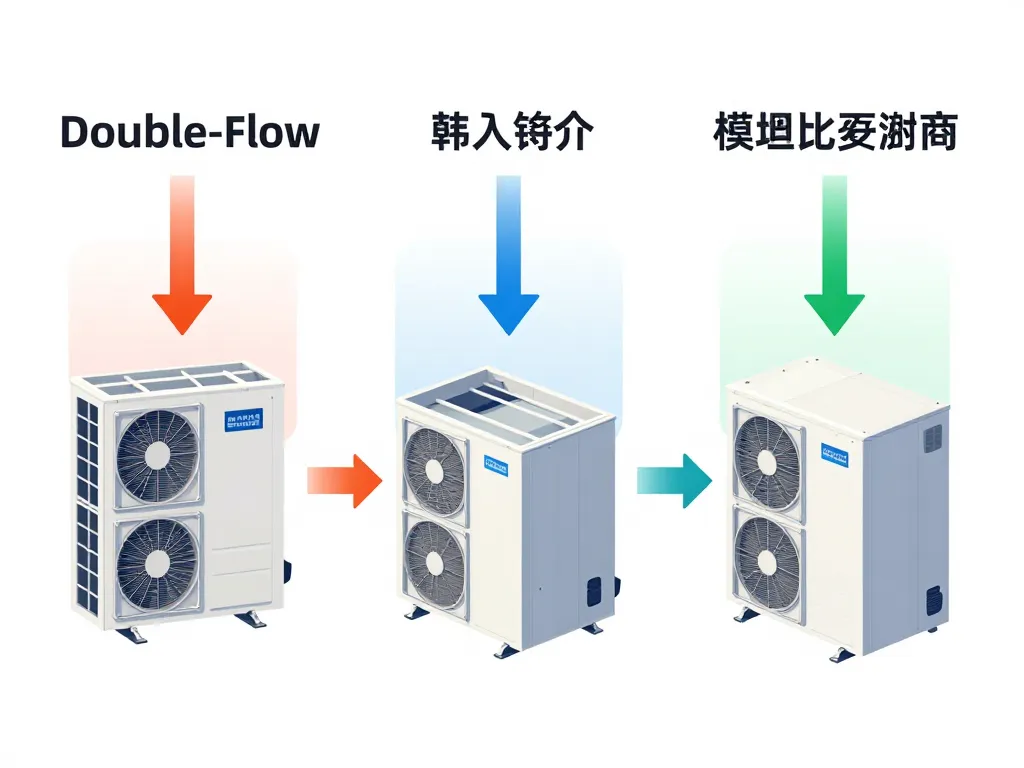 schéma performance énergie centrale eco double flux rooftop hybride