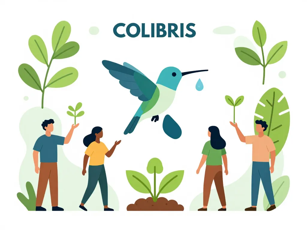 Symbolique association les colibris transformation et impact