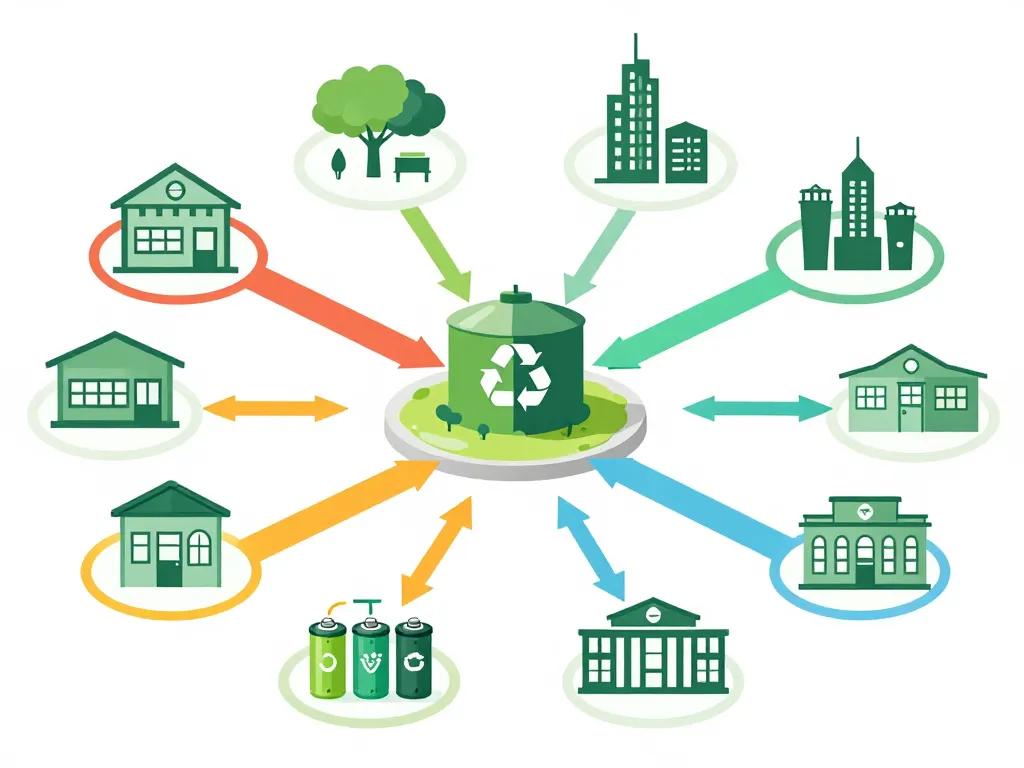Schéma réseau collecte Corepile points dépôt piles