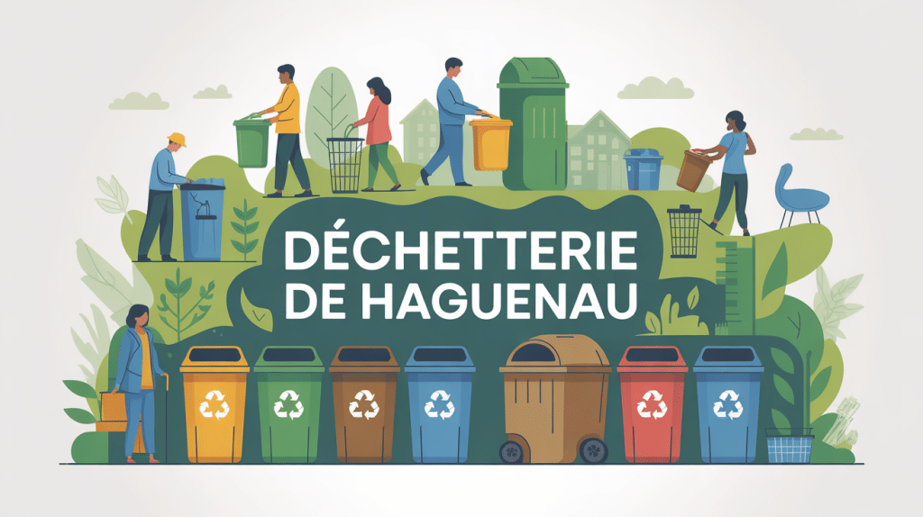 déchetterie haguenau illustration gestion des déchets