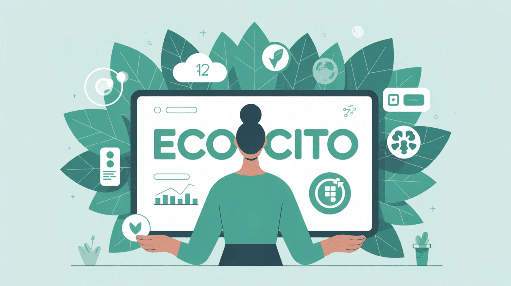 Illustration écologie numérique et données ecocito