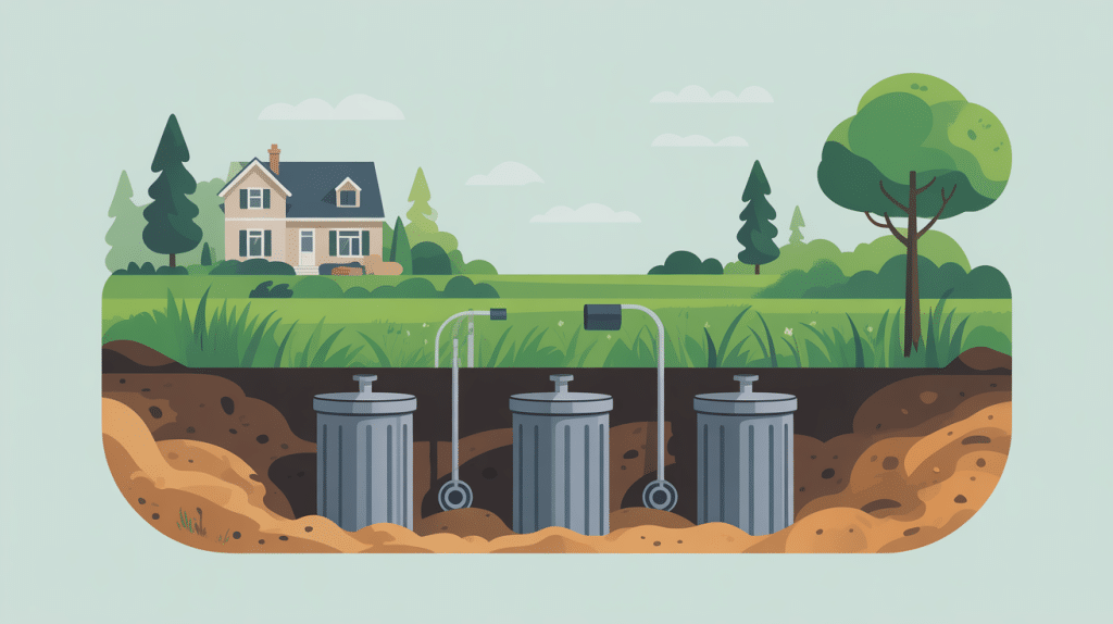 etude de sol assainissement coupe stylisee dispositif