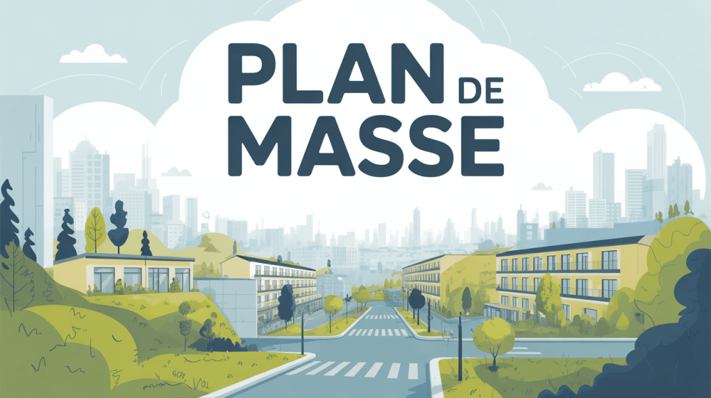 exemple de plan de masse vue d'ensemble