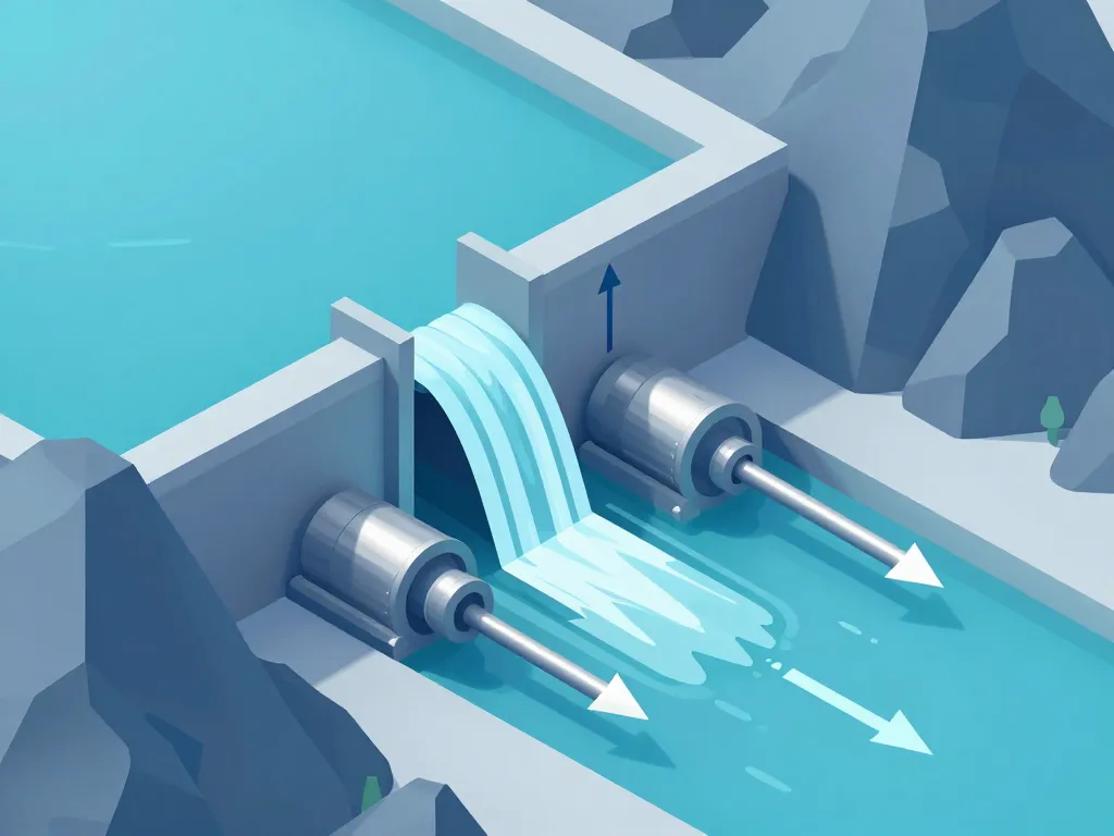 schema fonctionnement barrage de grand maison