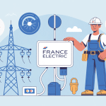 france electric illustration fiabilité électricien réseau France