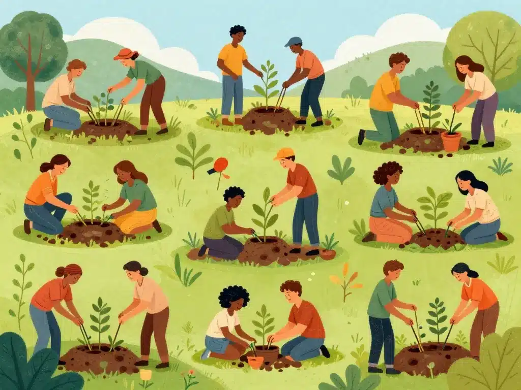 Actions concrètes association les colibris écologie et solidarité