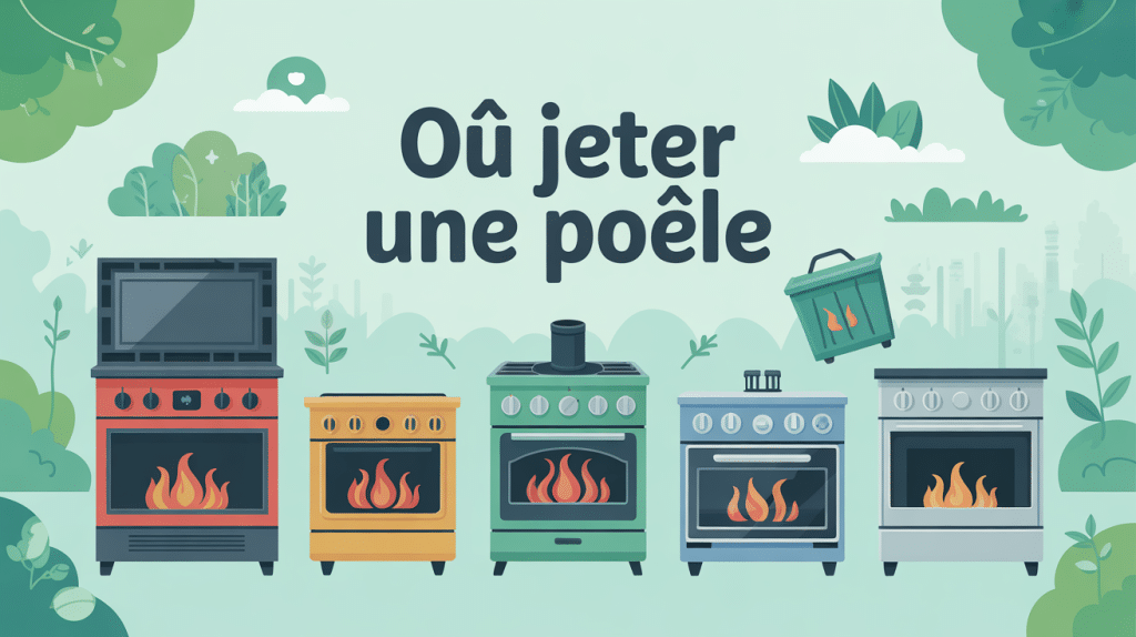 où jeter une poêle usagée en illustration tri écologique