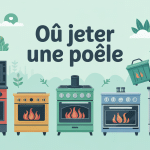 où jeter une poêle usagée en illustration tri écologique