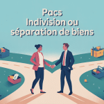 pacs indivision ou séparation de biens illustration choix