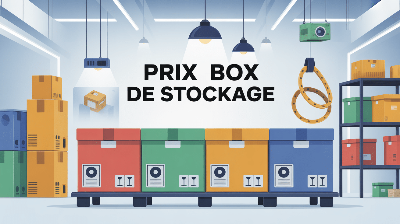 illustration moderne sur le prix d un box de stockage