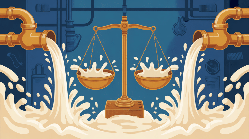 Prix du laiton au kilo illustration stylisée avec balance et chutes de laiton