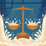 Prix du laiton au kilo illustration stylisée avec balance et chutes de laiton